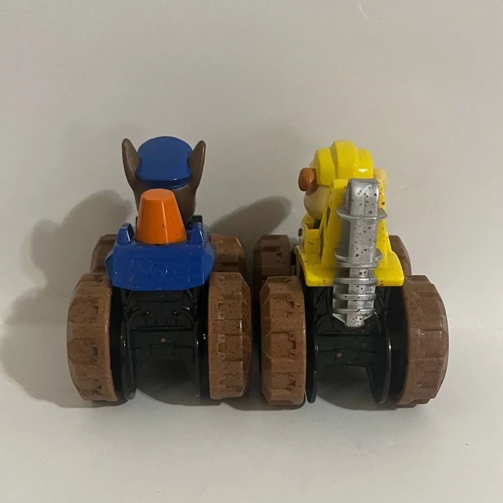 Paw Patrol Chase And Rubble Muddy Monster Truck Rescue Racers